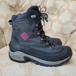 COLUMBIA WATERPROOF WINTER BOOTS ARCTIC TRIP OMNI HEAT LACE UP HIKING BLACK 10
